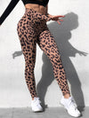 ZASUWA Female Sexy Leopard Print Hip-lift Leggings