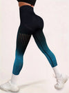 ZASUWA Female Ombre Fishnet Quick-dry Scrunch Bum Leggings