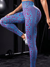 ZASUWA Female Leopard Print Scrunch Bum Tight Legging