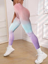 ZASUWA Female Ombre Quick-dry Scrunch Bum Leggings