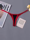 ZASUWA Female Contrast Color T-back Panties