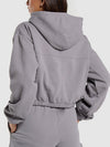 ZASUWA Female Zipper Casual Hoodie