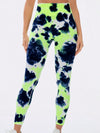 ZASUWA Female Hot Tie-dye Quick Dry Hip-lift Leggings