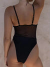 ZASUWA Female Sexy Sheer Mesh One Piece