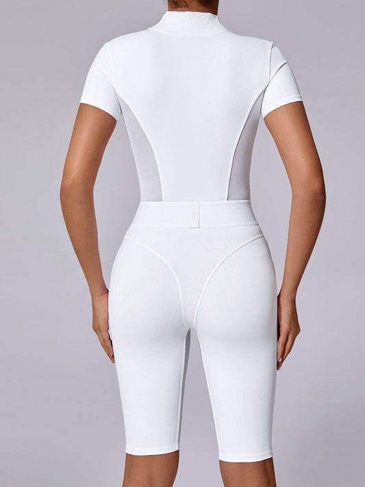 ZASUWA Female Push-Up Mesh Romper