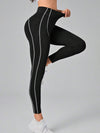 ZASUWA Female Contrast Color Stripes Leggings