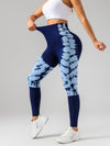 ZASUWA Female Hot Tie-dye Scrunch Bum Leggings