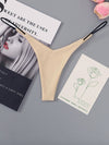 ZASUWA Female Solid Color T-back Panties