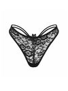 ZASUWA Female Unique Rose Lace T-back Thong