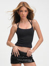 ZASUWA Female Solid Color Backless Tank
