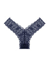 ZASUWA Female V-shape Wasited Flower Lace T-back Panties