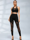 ZASUWA Female Sexy Sheer Mesh Hip-lift Leggings