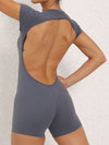 ZASUWA Female Backless Scrunch Bum Romper
