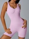 ZASUWA Female Ribbed Tummy Control Romper