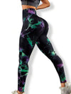 ZASUWA Female Colorful Hot Tie-dye Leggings