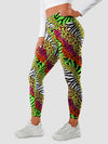 ZASUWA Female Leopard Print High-rise Leggings
