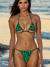 ZASUWA Female Leopard Print Micro Bikini Set