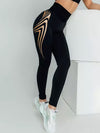 ZASUWA Female Contrast Color Print Leggings