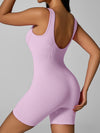 ZASUWA Female Ribbed Tummy Control Romper