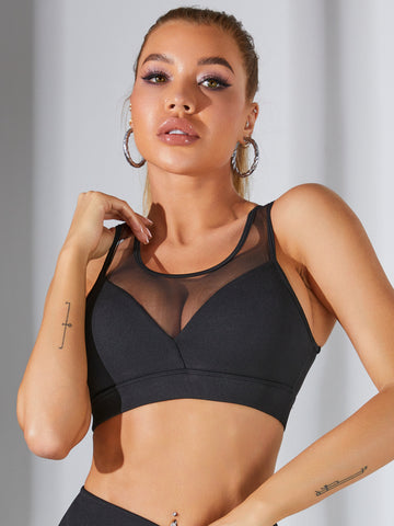 🖤ZASUWA Female Super Sexy Unique Mesh Sports Bras