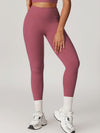 ZASUWA Female High-waisted Hip-lift Quick Dry Elastic Tight Scrunch Bum Leggings