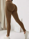 ZASUWA Female Seamless Hip-lift Scrunch Bum Elastic tight Leggings