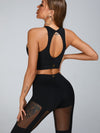 🖤ZASUWA Female Cutout Mesh Quick-dry Cutout Backless Sports Bras