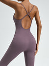 ZASUWA Female Cross Back Ribbed Jumpsuit