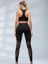 ZASUWA Female Sexy Sheer Mesh Hip-lift Leggings