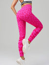 ZASUWA Female Leopard Print Elastic Tight Push Up Design Leggings
