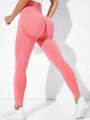 ZASUWA Female Seamless Hip-lift Scrunch Bum Elastic tight Leggings