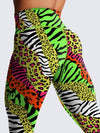 ZASUWA Female Leopard Print High-rise Leggings