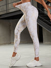 ZASUWA Female High Waist Bronzed Snakeskin  Big U Collar Backless Tracksuit