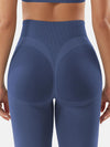 ZASUWA Female High-waisted Seamless Elastic Tight Quick Dry Hip-lift Leggings