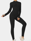 ZASUWA Female Ribbed Thumbhole Jumpsuit