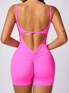 ZASUWA Female Backless Scrunch Bum Romper
