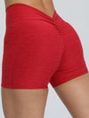 ZASUWA Female Deep V Back Pocket Scrunch Bum Shorts