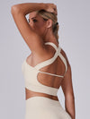 ZASUWA Female Cross Back Backless Sports Bras