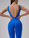 ZASUWA Female Backless Scrunch Bum Jumpsuit