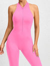 ZASUWA Female Zipper Backless Scrunch Bum Jumpsuit