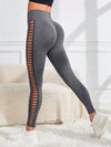 ZASUWA Female Ombre Lace-up Scrunch Bum Leggings
