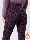 ZASUWA Female Fleece Leopard Print Leggings