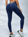 ZASUWA Female V-shaped Waist Ribbed High-waisted Hip-lift Scrunch Bum Tracksuit