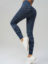 ZASUWA Female Leopard Print Elastic Tight Push Up Design Leggings