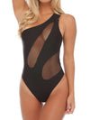 ZASUWA Female Cutout Tailoring Fishnet One Piece