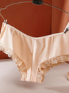 ZASUWA Female Hollow Out Silk T-back Panties