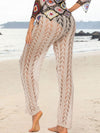 ZASUWA Female Sexy Fishnet Hollow Out Beach Pants Swimwear Cover-up Without Bikini Set
