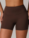ZASUWA Female Solid Color Push Up Design Booty Shorts