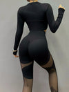 ZASUWA Female Fishnet Scrunch Bum Leggings