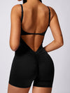 ZASUWA Female Backless Scrunch Bum Romper
